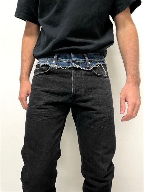 dior homme aw2006 cummerbund denim|AW2006 Dior Homme cummerbund jeans – elevated archives.